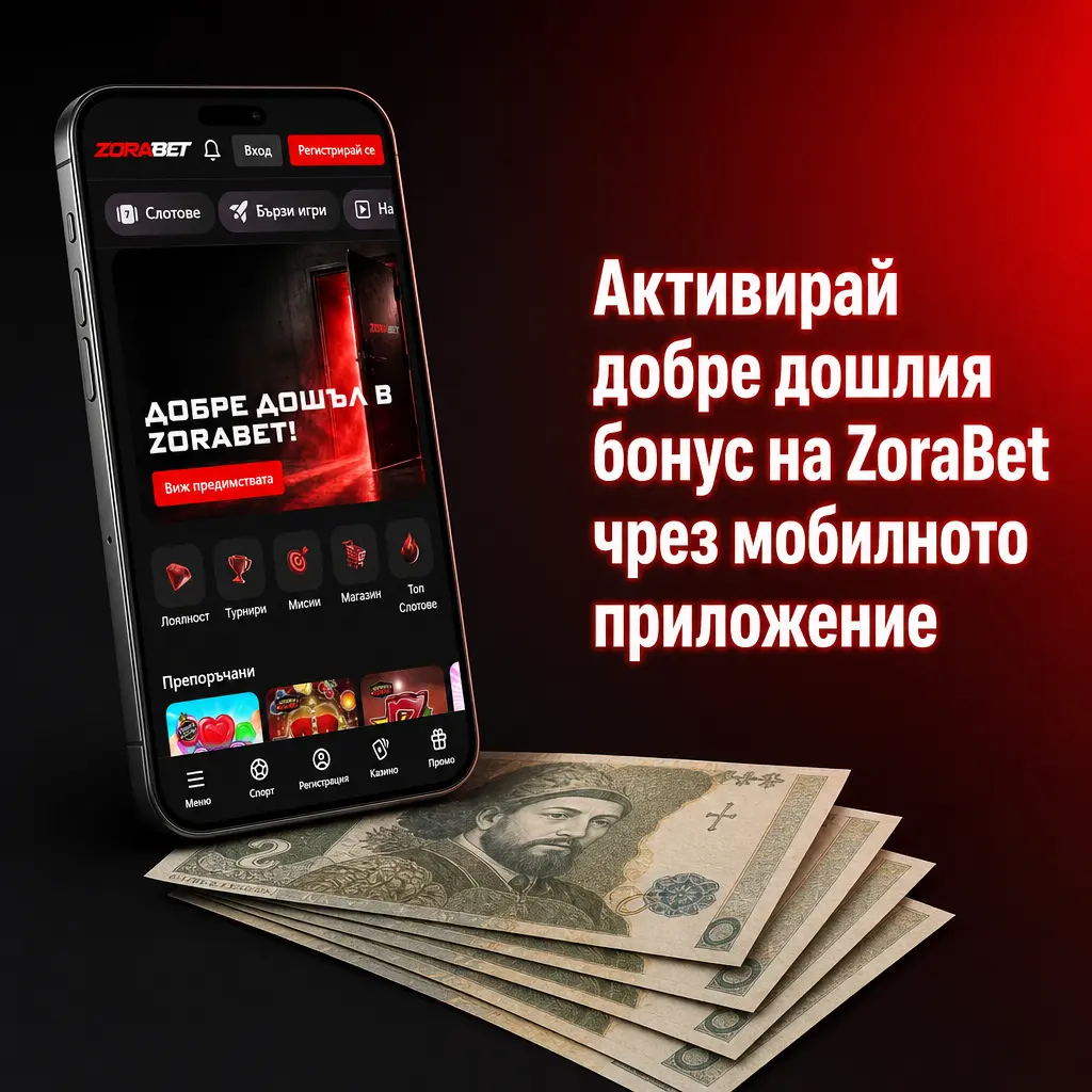 Активирай добре дошъл бонус в ZoraBet чрез мобилното приложение за Android и iOS с минимален депозит