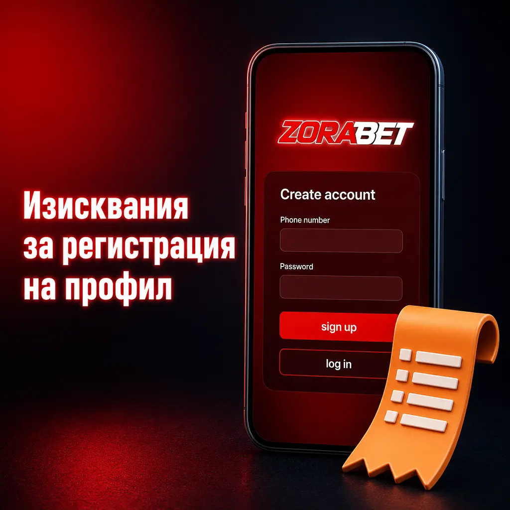 Изисквания за регистрация в ZoraBet: възраст 18+, един акаунт, верни данни и валиден контакт