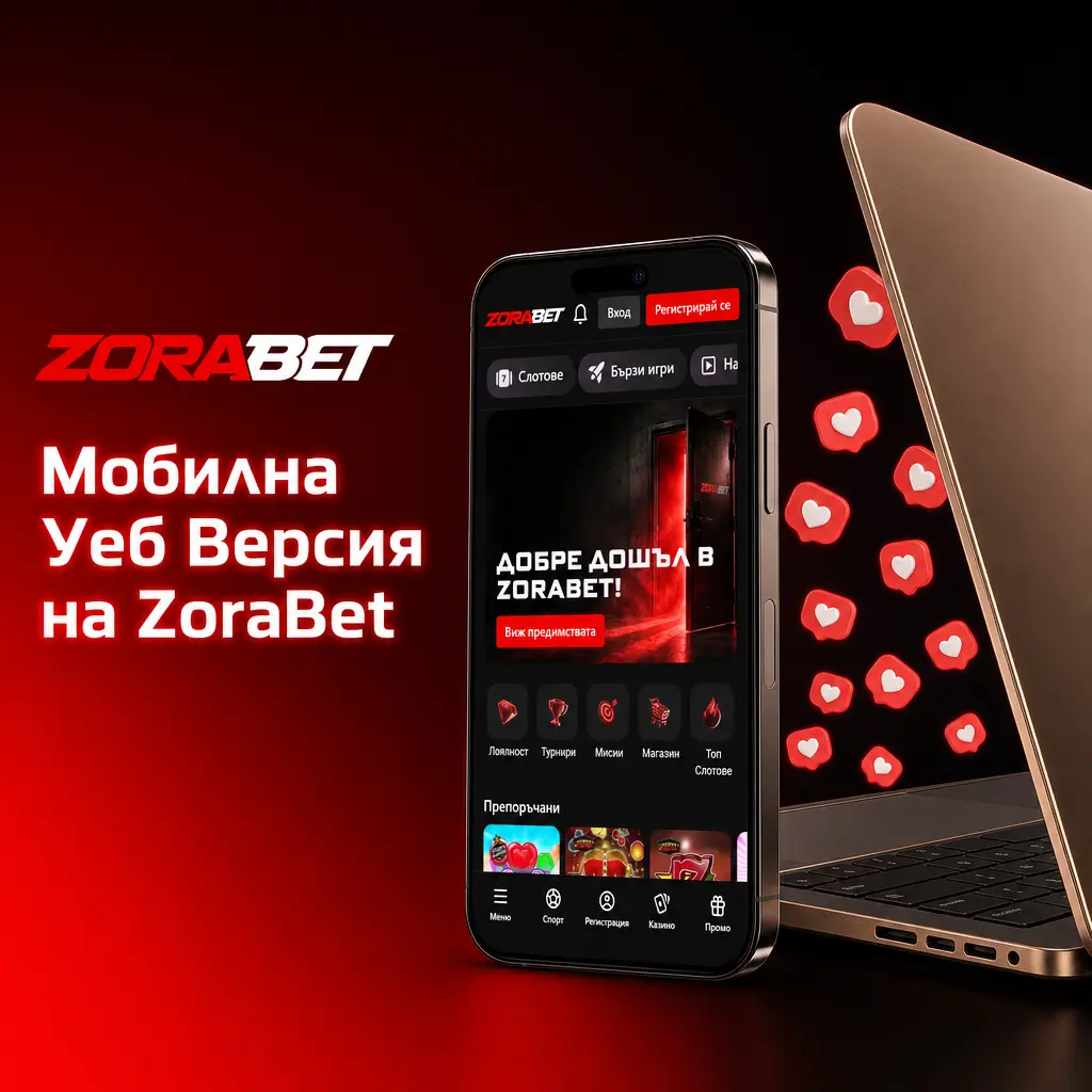 ZoraBet мобилна уеб версия – оптимизиран сайт за смартфони и таблети без изтегляне